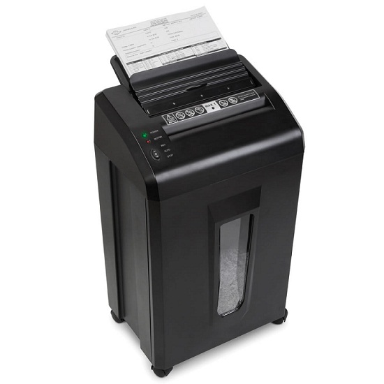 The 75 Sheet Auto Shredder will annihilate stacks of paper in no time
