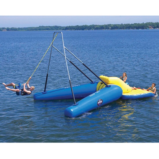 Floating Rope Swing lets you relive your childhood