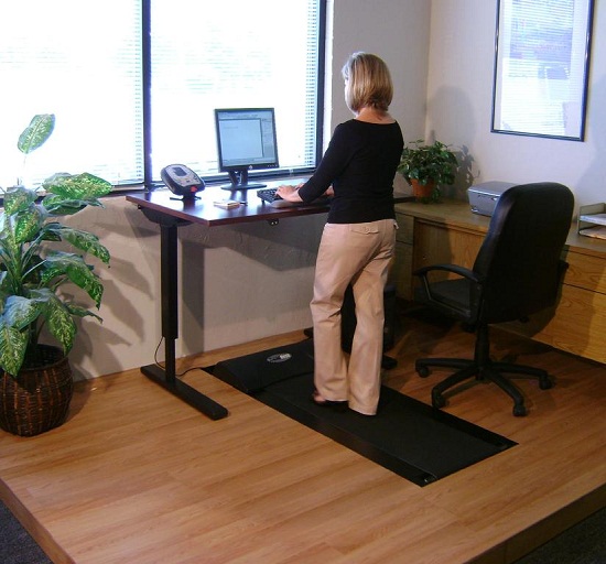 Tread Desk makes you walk while you work