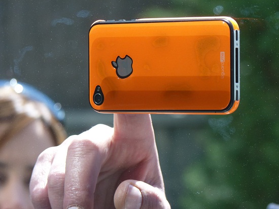 Uguard Resin Skin iPhone Case makes your phone sticky