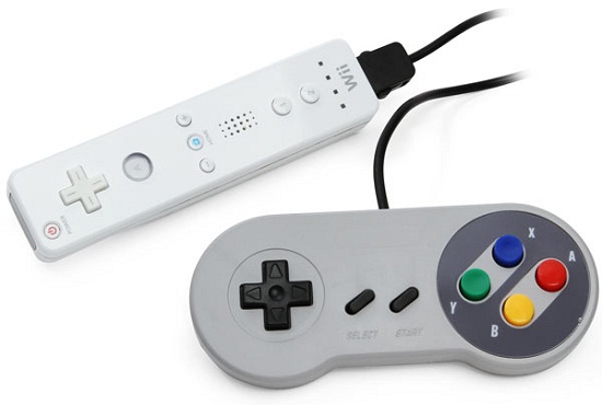Classic Super Famicom Controller For Wii takes you way back