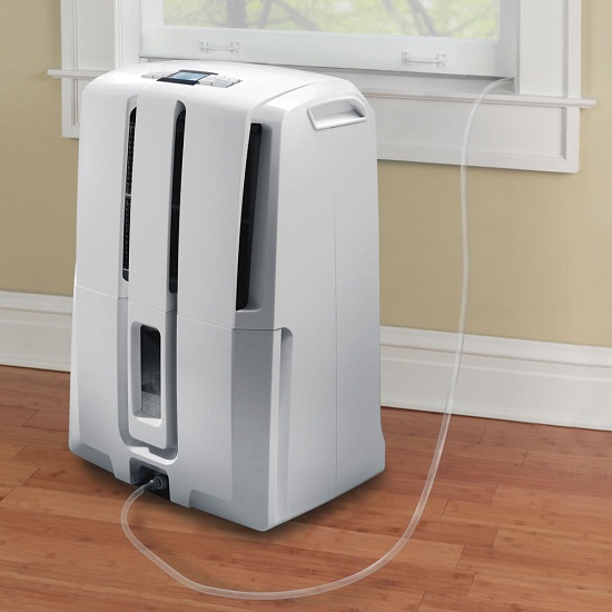 The Self-Emptying Dehumidifier makes your life easier on a hot day