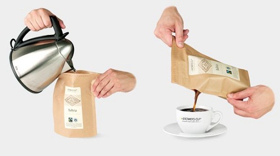 The Coffeebrewer lets you make coffee in a bag