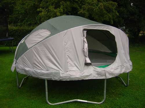 Trampoline Tent keeps the creepy crawlies out of your sleeping bag