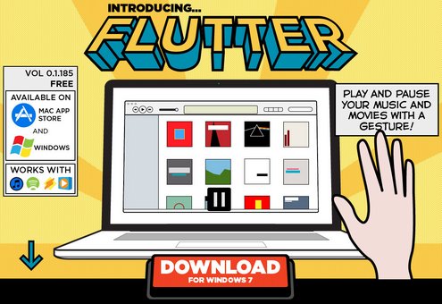 Flutter lets you control your media playback with a wave of the hand [Freeware]