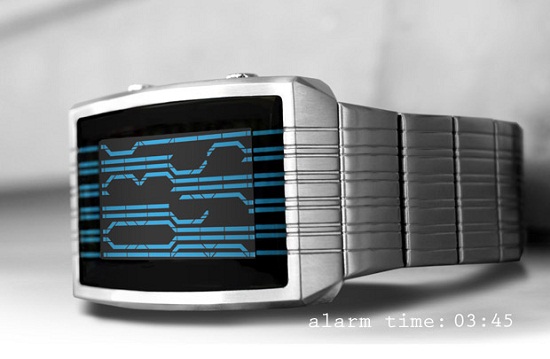 Kisai Online LCD Watch makes it look like you can read the Matrix