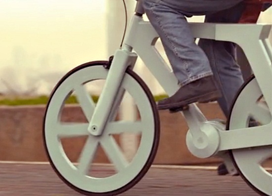 Cardboard Bicycle is easy on the planet, and your wallet