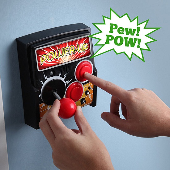 Power-Up Arcade Light Switch Plate makes your home feel like an arcade