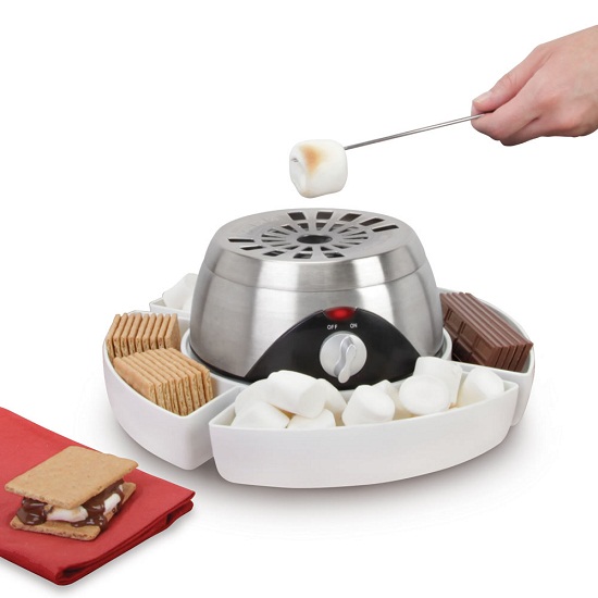Indoor Flameless Marshmallow Roaster makes the perfect smores