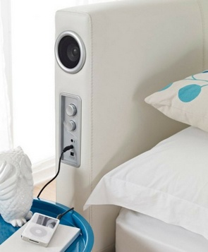 Sound Leather Bed is the world’s first iPod dock you sleep on