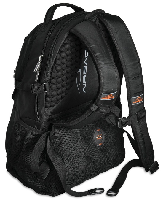 AirBac Backpack keeps you from feeling like a pack mule