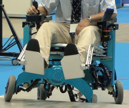 Crazy Robot Wheelchair climbs steps like a champ