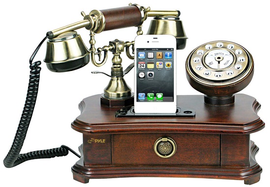 Pyle Steampunk Home Telephone brings in an antique look with a modern touch