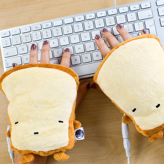 USB Toast Hand Warmers are thermal hand hugs