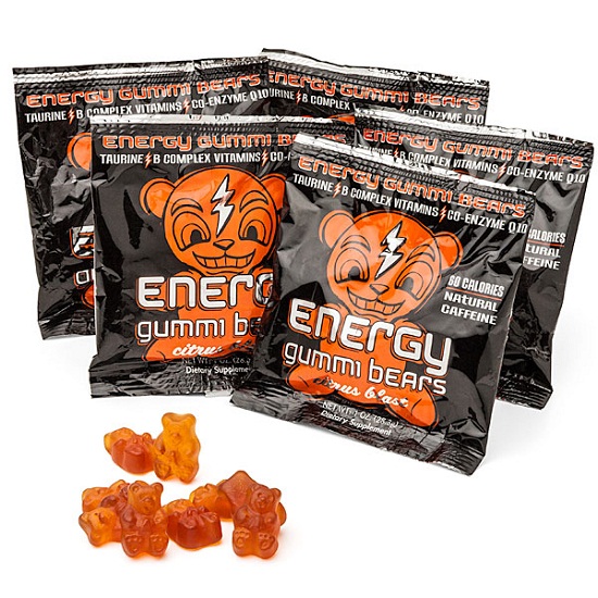 Energy Gummi Bears are a sweet treat that that keep you on your feet
