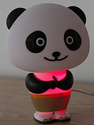 Panda Robot Talking Lamp Clock is the kind of robot buddy we can live with