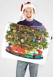 The Printed Christmas Tree Poster guarantees you’ll have the worst Christmas ever