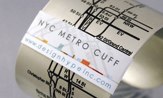 NYC Metro Cuff will help you find your way to the New Year