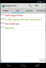 Supportime puts a live technical support person in your Android phone [Freeware]