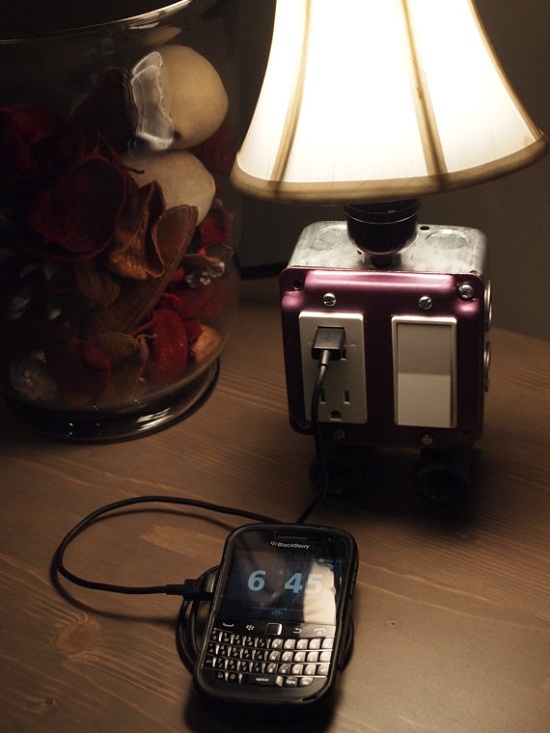 The Lamp USB Charging Station is the little lamp that could