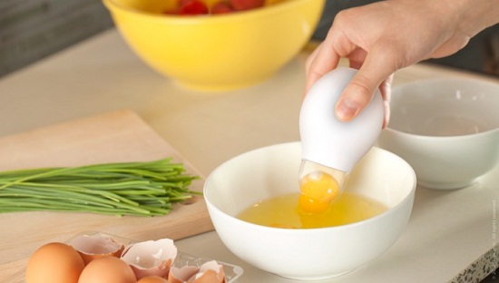 Pluck is an egg yolk vacuum