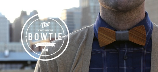 Bowties are cool, especially when they’re made out of wood!