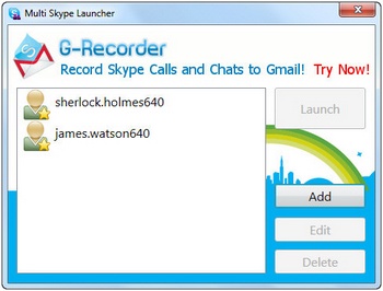 Multi-Skype Launcher lets you run multiple Skype accounts simultaneously [Freeware]