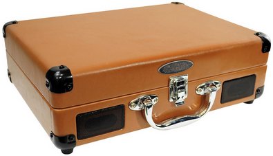 Pyle Retro Rechargeable Briefcase Turntable – charge it, carry it, play it loud…