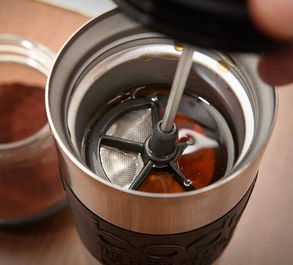 Stainless Steel French Press Mug is the ultimate all-in-one fresh coffee maker and cup