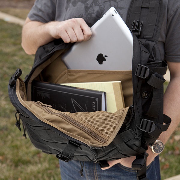 Switchback Laptop Sling Pack is no ordinary bag of holding