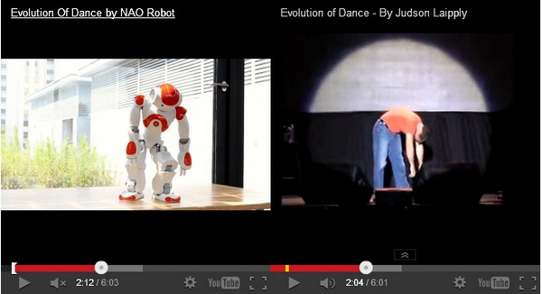 Mashup! – NAO Robot vs Judson Laipply…The Evolution Of Dance