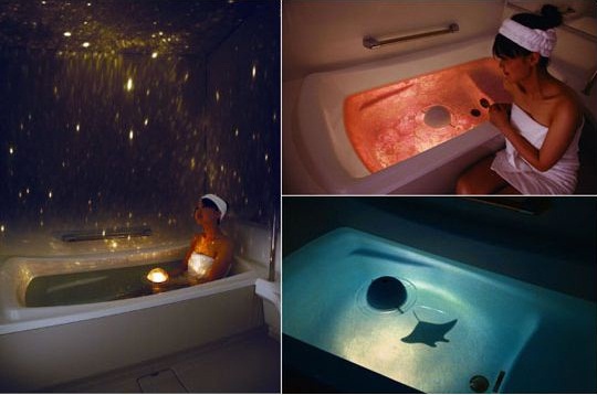 Homestar Spa bath planetarium will let you swim among the stars