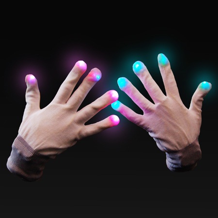 LED Gloves- You can dance if you want to