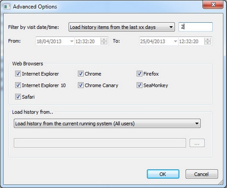 Browsing History View – all your web viewing from multiple browsers in one neat box [Freeware]