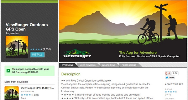 ViewRanger Outdoors GPS Open – updated off road phone app lets you navigate the world without losing track [Freeware]