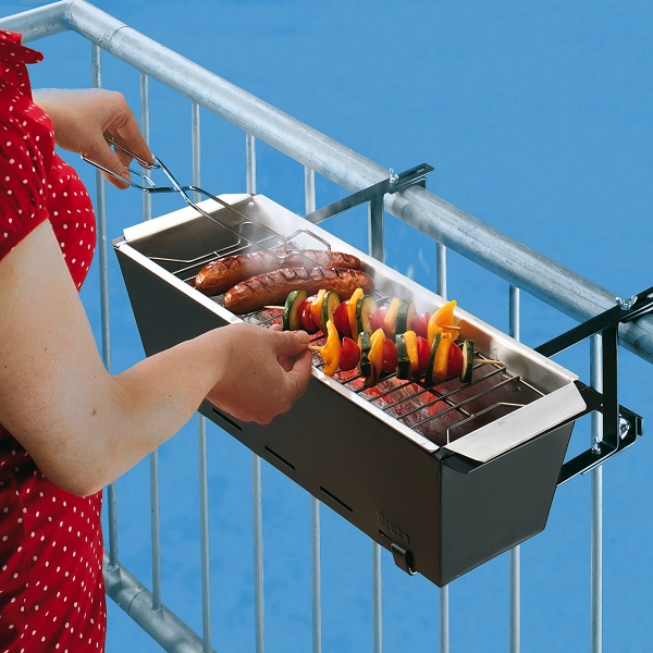 You can’t have a balcony BBQ without the Handrail Grill