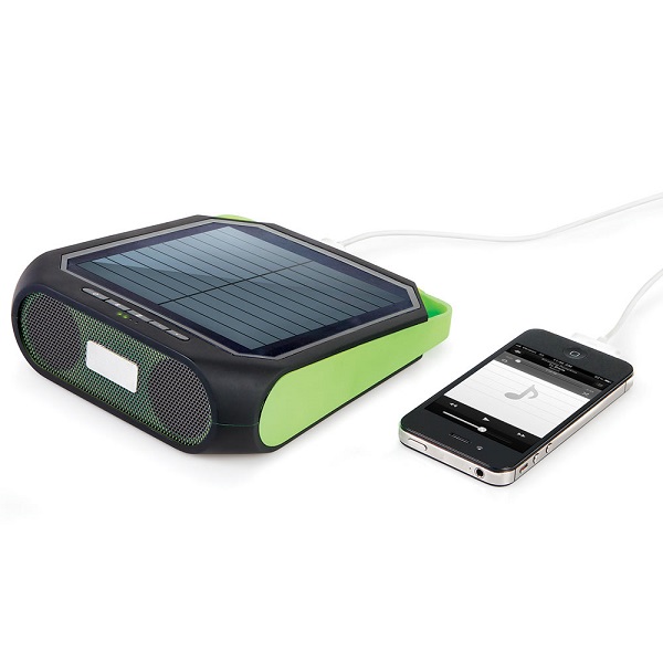 The Portable Solar Powered Speaker – fun in the sun!