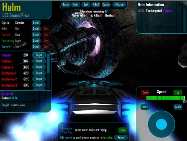 Quintet – boldly fly your starship through the galaxy with your friends [Freeware]