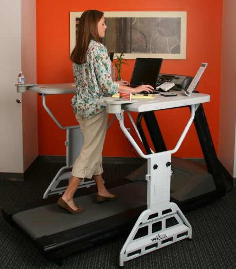 TrekDesk Treadmill Desk – get fit while you work with just a gentle stroll