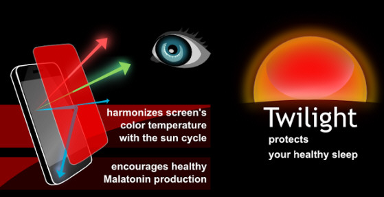 Twilight helps you sleep better by adjusting your melatonin levels [Freeware]