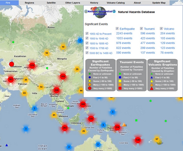 Earth Alerts – live map of our planet’s natural hazards makes for compulsive viewing (+Freeware]