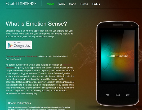 EmotionSense – get in touch with the real you, with a little help from technology [Freeware]