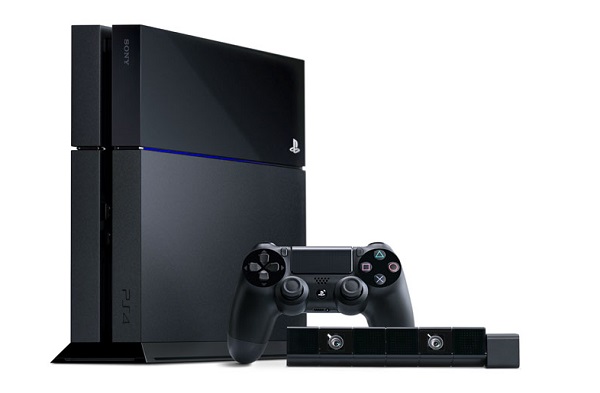 ps4 console with camera