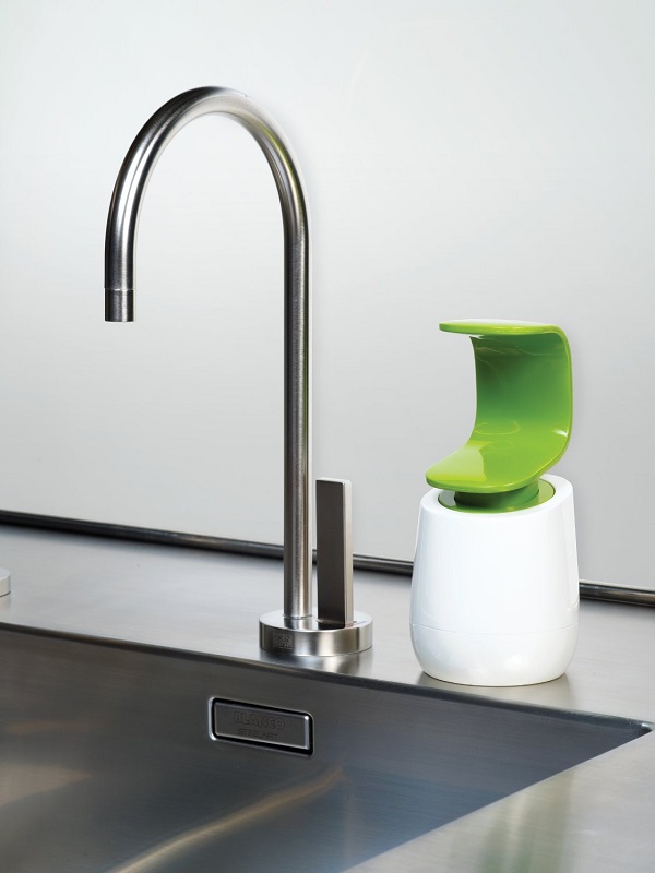 The C-Pump Single-Handed Soap Dispenser makes washing your hands even more hygienic