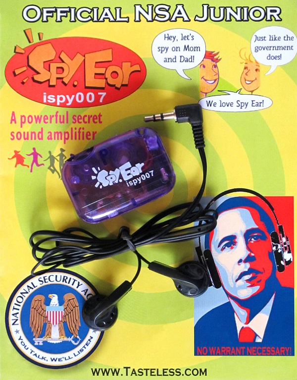 NSA Junior Spy Ear Listening Device – for when your own conversations aren’t interesting enough