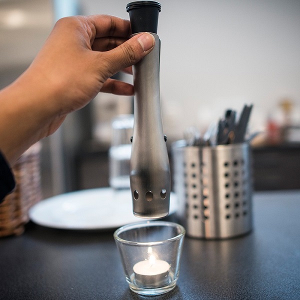 Candle Handle keeps your fingers from getting toasted