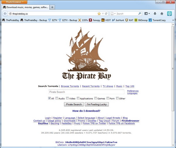 PirateBrowser – new browser bundle evades government censorship rules with a click [Freeware]