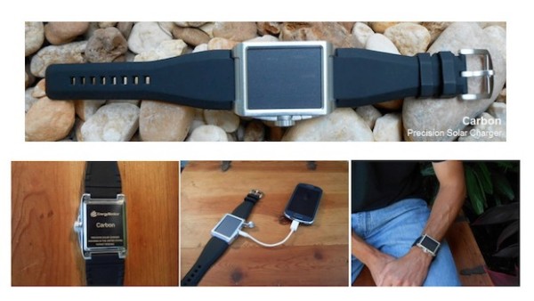 Carbon Precision Solar Charger – why carry a charger when you can wear it?