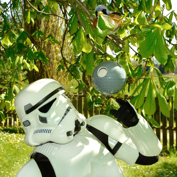 Death Star Birdhouse – the force is strong with this one… very strong
