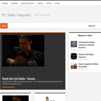 Dr. Safa YEPREM’s guitar page